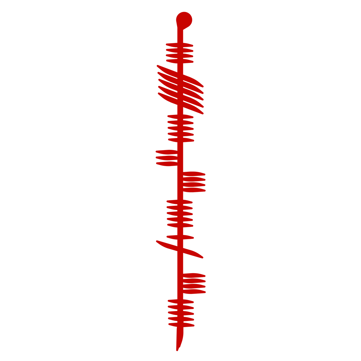 Yes Mistress (Celtic Ogham Script- IS MAISTIRE)